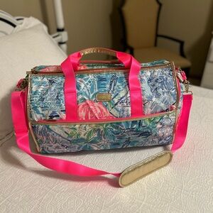 Lilly Pulitzer Convertible Weekender Garment Duffel Bag “Bohemian Queen”